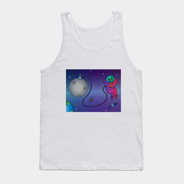 Space Zine Tank Top by BirdPresident